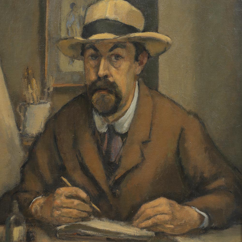 Portrait Hans Sturzenegger © Museum zu Allerheiligen Schaffhausen, Foto: Jürg Fausch