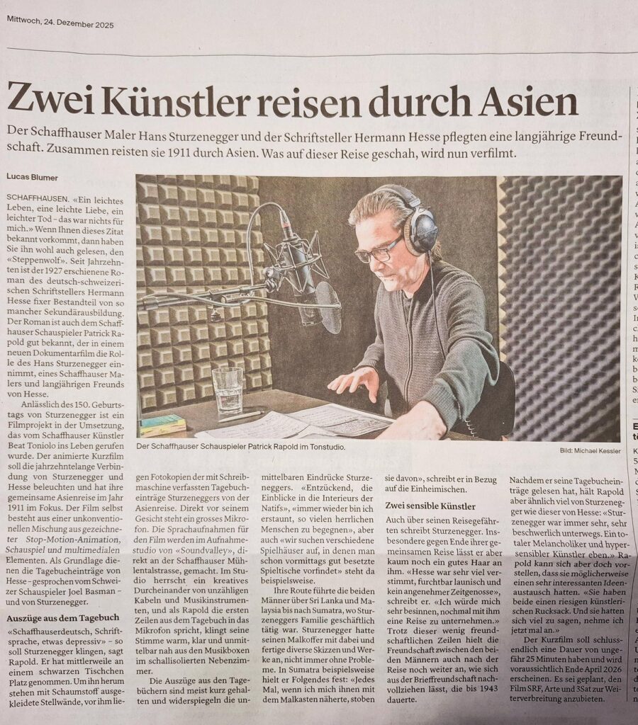 Zwei Künstler reisen durch Asien